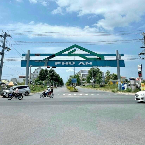 BÁN NỀN 100M2 ĐƯỜNG B10, KDC PHÚ AN, SỔ ĐỎ